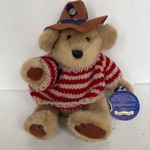 Brass Button plush bear Patriotic